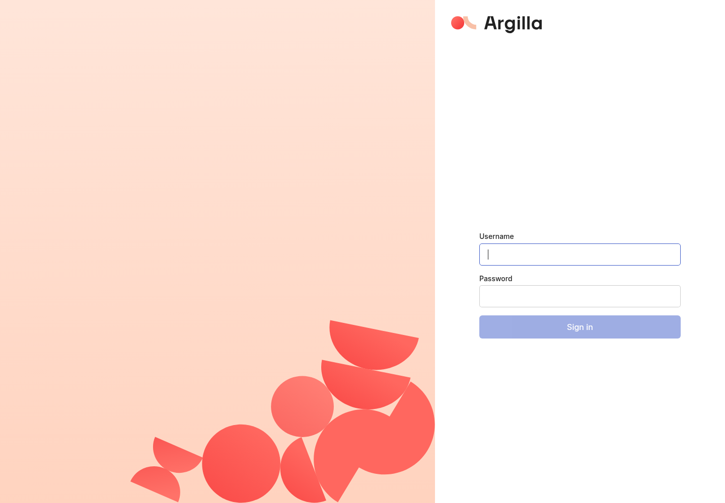 Protected Argilla sign-in page after deployment